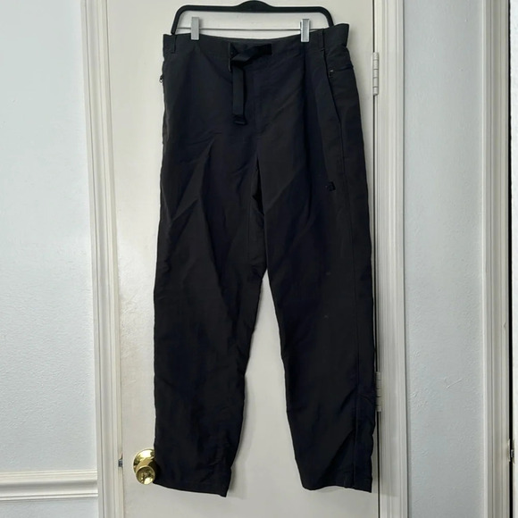 Men's Belted Dark Gray Adventure Performance Pants Size 34 - Picture 1 of 10